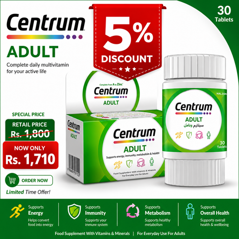 Centrum Adults Multivitamin Tablets (1 Bottle = 30 Tablets)