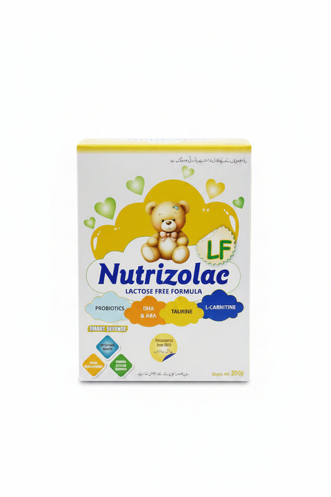 Nutrizolac LF 200g Lactose Free Formula Milk Powder for Infants & Children