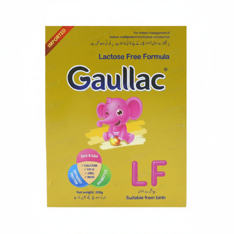Gaullac LF Lactose Free Infant Formula Milk Powder 200g | Suitable from Birth | DHA & ARA